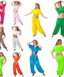 Miss Belly Dance Wholesale Lot Of 10 Velvet Costumes CS360