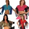 Miss Belly Dance Wholesale Lots Of 6 Belly Dance Chiffon 2-Color Choli Tops